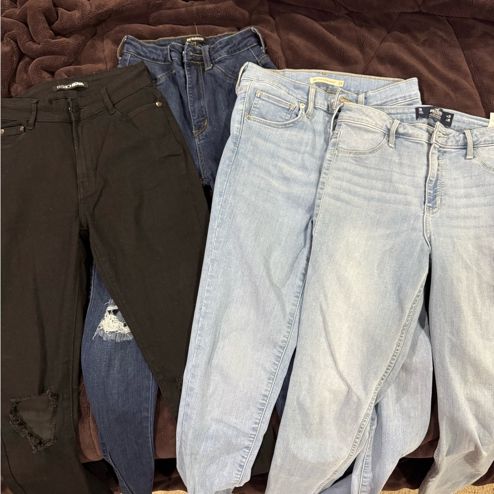 High waisted skinny jeans bundle